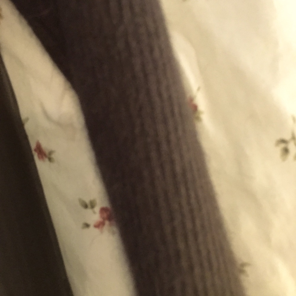 Solid wool turtleneck brown dressy dress